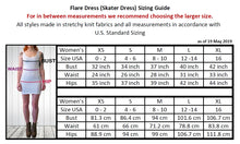 flare dress size guide heroicu heroic-u skater dress