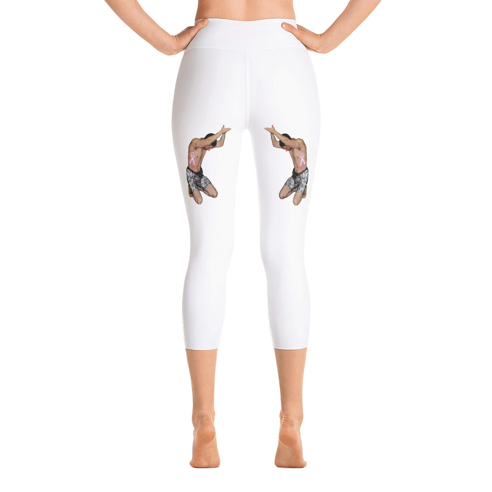 Our best viral yoga capri leggings with woman power - White Color with –  HEROICU