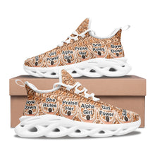 Unisex Bounce Sneakers Orange Money Pattern - All Hail Sammy Sole