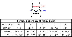 Glitter-Flare-Skirt-Size-Guide