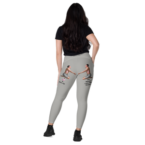 average-size-woman-viral-gray-high-waist-crossover-leggings-back-view