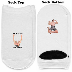 best-girls-rule-ankle-socks-man-bows-down-to-you-on-top-crushed-tiny-man-underfoot-09-23-2023-redesign-top-and-bottom-view