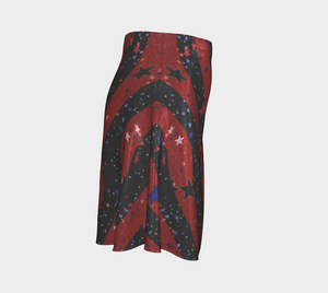 best-heroicu-glitter-flare-skirt-mid-thigh-above-the-knee-usa-patriotic-red-white-blue-dark-right-view