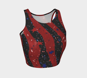 best-heroicu-glitter-spandex-athletic-croptop-usa-patriotic-red-white-blue-dark-front-view