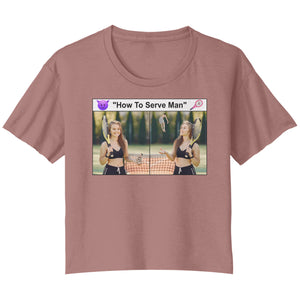 empower-her-flowy-crop-t-shirt-humorous-meme-how-to-serve-man-mauve-front-mockup