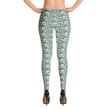    green-cash-money-leggings-best-womens-leggings-for-women-back-view