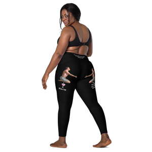 plus-size-woman-viral-black-high-waist-crossover-leggings-back-left-side-view