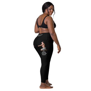 plus-size-woman-viral-black-high-waist-crossover-leggings-back-right-side-view