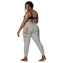 plus-size-woman-viral-gray-high-waist-crossover-leggings-back-left-side-view