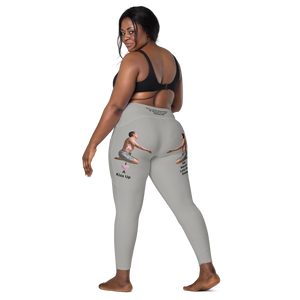 plus-size-woman-viral-gray-high-waist-crossover-leggings-back-left-side-view