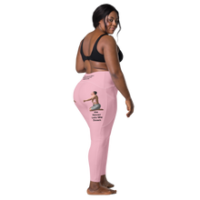 plus-size-woman-viral-pale-pink-high-waist-crossover-leggings-back-right-side-view