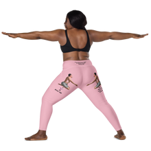 plus-size-woman-viral-pale-pink-high-waist-crossover-leggings-back-view