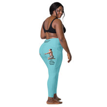 plus-size-woman-viral-robin-egg-blue-high-waist-crossover-leggings-back-right-side-view