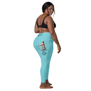 plus-size-woman-viral-robin-egg-blue-high-waist-crossover-leggings-back-right-side-view