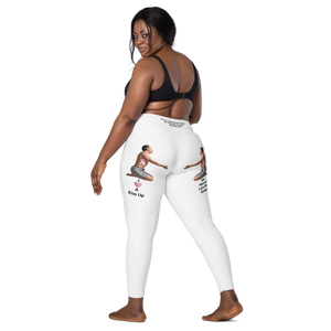 plus-size-woman-viral-white-high-waist-crossover-leggings-back-left-side-view