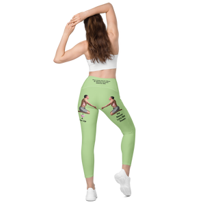 thin-woman-viral-pale-green-high-waist-crossover-leggings-back-view