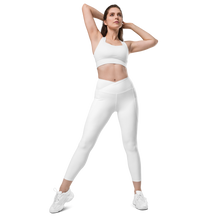 thin-woman-viral-white-high-waist-crossover-leggings-front-view