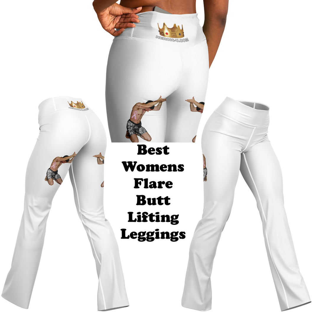 viral-best-womens-butt-lifting-flare-leggings-white-color-with-queen-crown-heroicu-website-front-back-zoomed-back