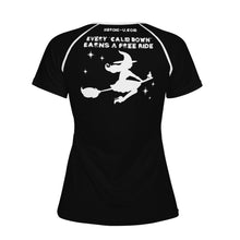 womens-best-black-halloween-shirt-every-calm-down-earns-a-free-ride-witch-on-broom-tiny-little-runt-man-on-broom-angry-monster-letters-back-view