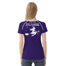 womens-best-purple-halloween-shirt-every-calm-down-earns-a-free-ride-witch-on-broom-tiny-little-runt-man-on-broom-angry-monster-letters-back-view-blondel