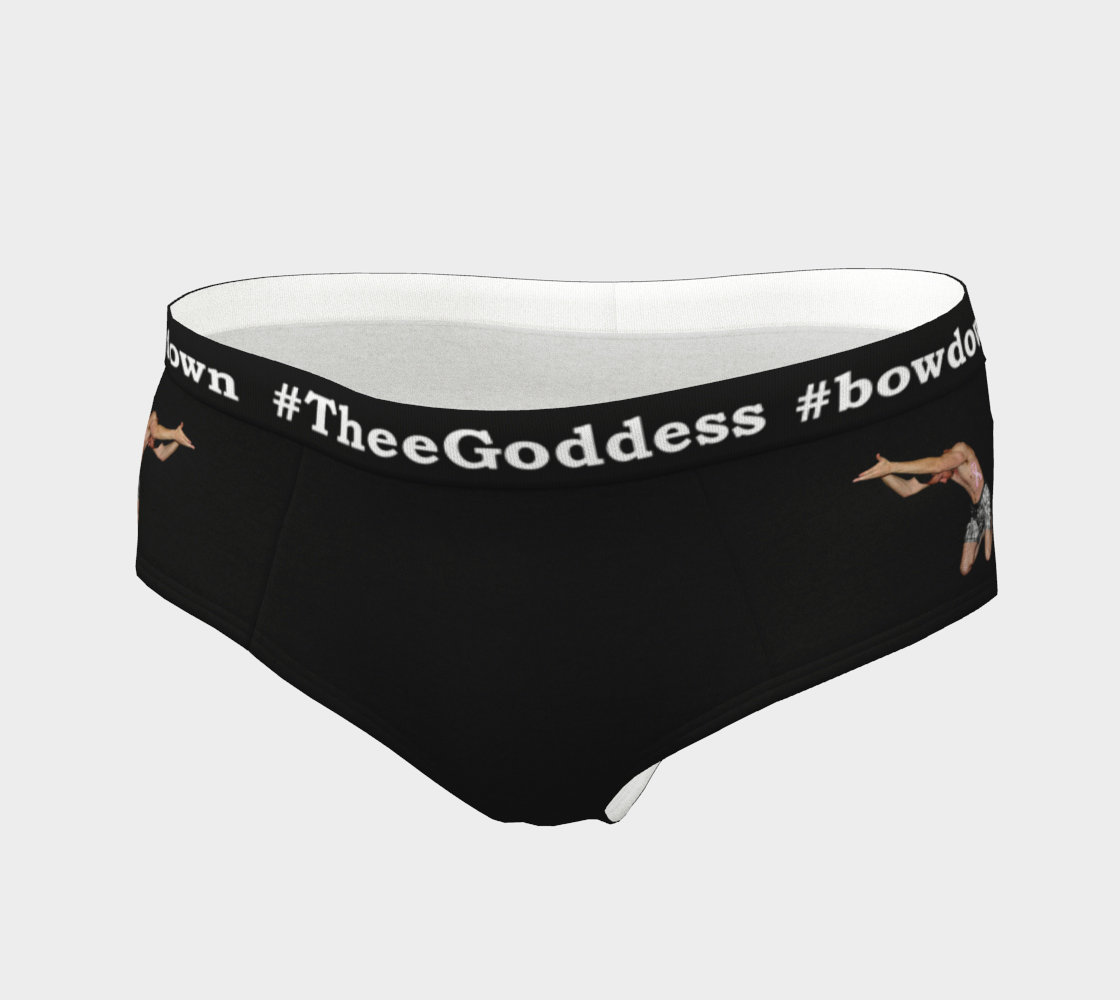 TheeGoddess Bowdown Irule Underwear (BLACK)
