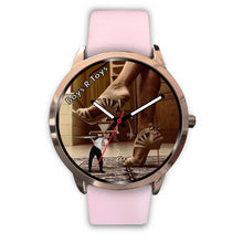 watches, watch, pink-leather-watchband, girls-watches, woman-power, boss-girl, girl-boss, watch, watches-for-her, gifts-for-her, bachelorette-gifts, bridesmaid-gifts
