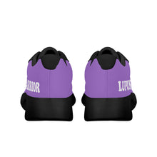 lupus warrior purple womens best air mesh running shoes heel view black sole and trim