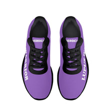 lupus warrior purple womens best air mesh running shoes top view black sole and trim