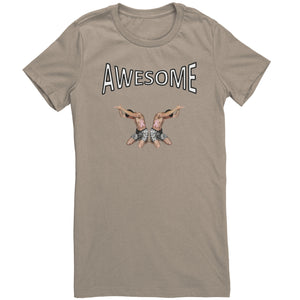 2 Men Lift Your Boobs - Awesome Womens Shirt