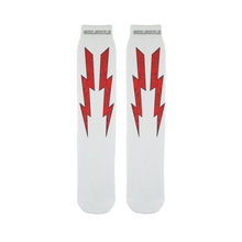 Girls Rule Red Liquid Lightning (White Sock)