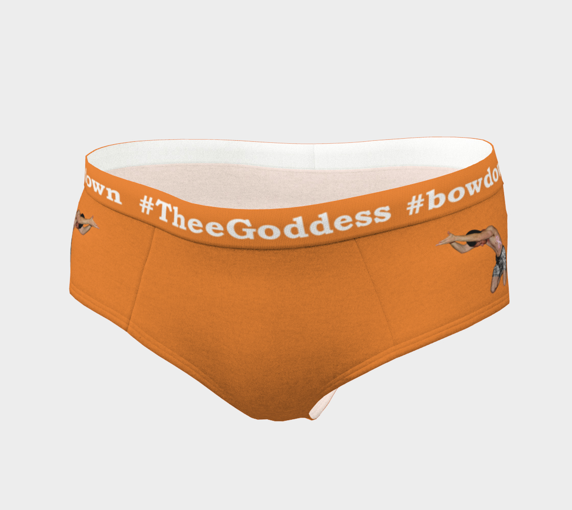 TheeGoddess Bowdown Irule Underwear (ORANGE)