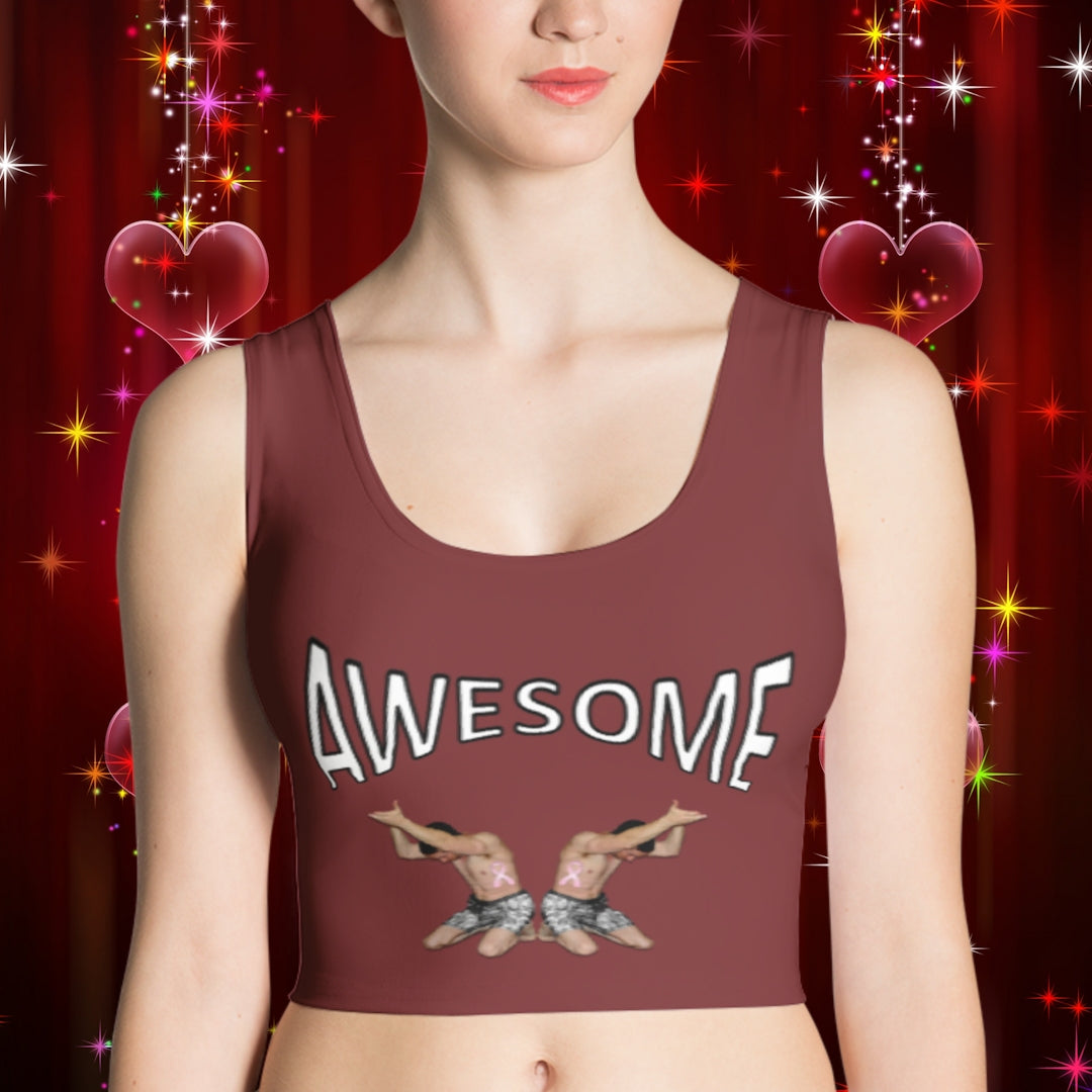 croptop, crop top, awesome, heroicu, front with background, burgundy