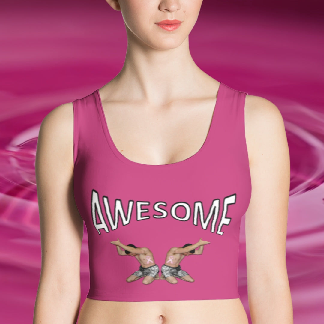 croptop, crop top, awesome, heroicu, front with background, magenta
