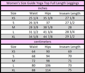 HeroicU Viral Best Women's Leggings Size Guide Yoga Full Length
