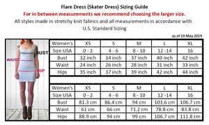 flare dress size guide heroicu heroic-u skater dress