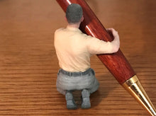 Tiny Man Pen Holder  -Business Casual - 2 inch tall