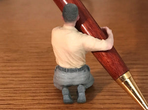 Tiny Runt Man Pen Holder - Business Casual - Serves You Boss GIrl