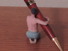 Tiny Man Pen Holder - Swimsuit Edition - 2 inch tall