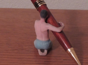 Tiny Runt Man Pen Holder - Summer Swimsuit - Serves You Boss GIrl