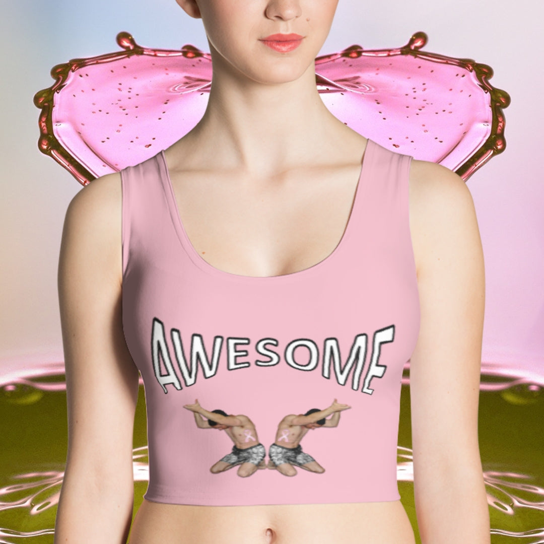 croptop, crop top, awesome, heroicu, front with background, pale pink