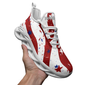 Patriotic_American_Flag_Kicks_Running_Shoes_Sneakers_For_Men_and_Women_with_Red_andBlue_Stars_and_White_Stripes_with_White_Soles_and_White_Trim_Right_Front_Side_View