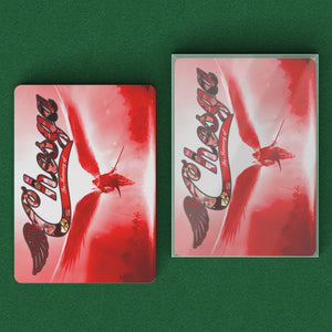 Playing Cards Custom - Memorial Friend - Chasga - Red Angel Warrior