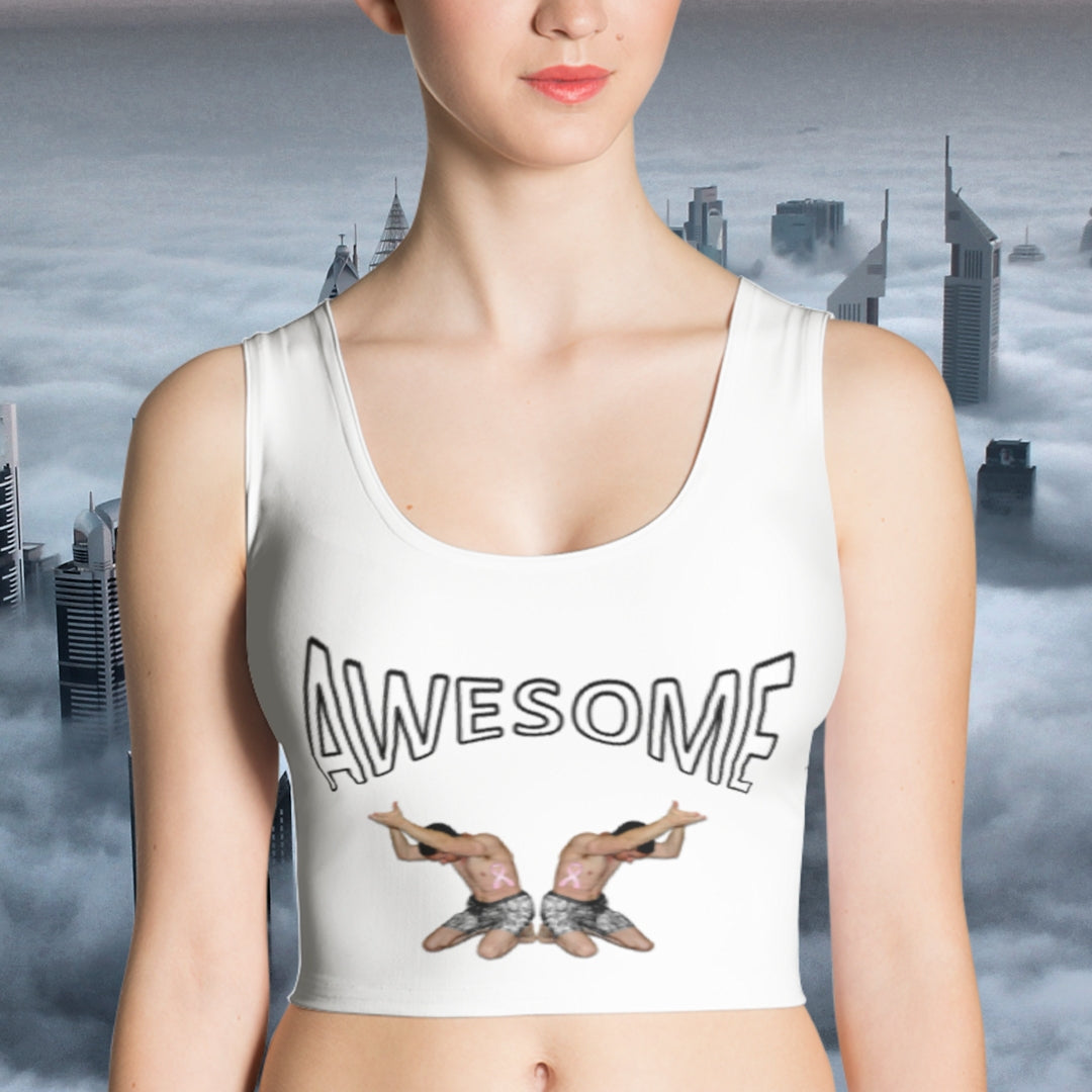 croptop, crop top, awesome, heroicu, front with background, white