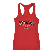 Awesome Womens Racerback Tank Top with 2 Men Lifting Your Girls