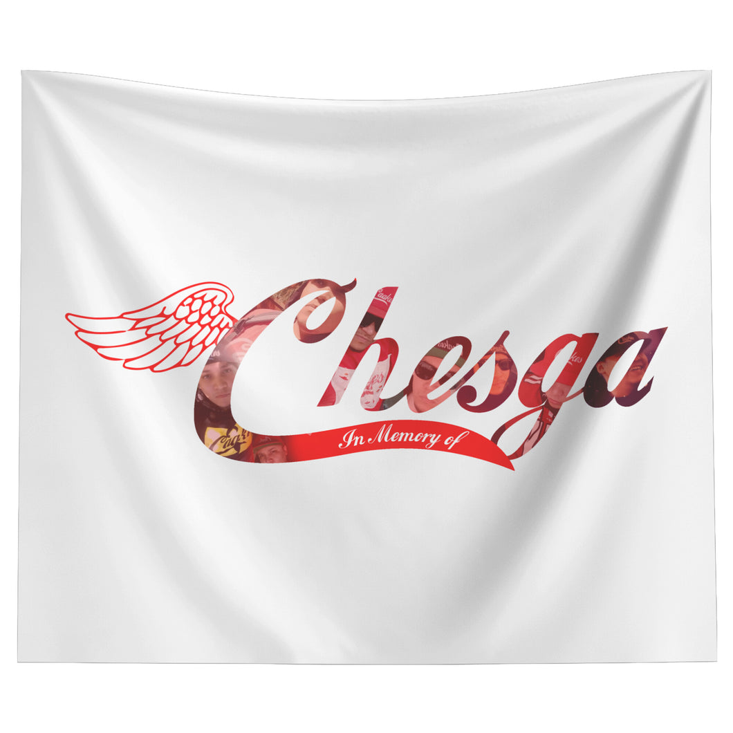 Wall Art Tapestry Memorial - Chesga - White Background