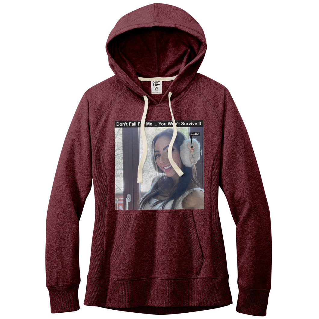 Women's Meme Hoodie - Don't Fall For Me You Won't Survive