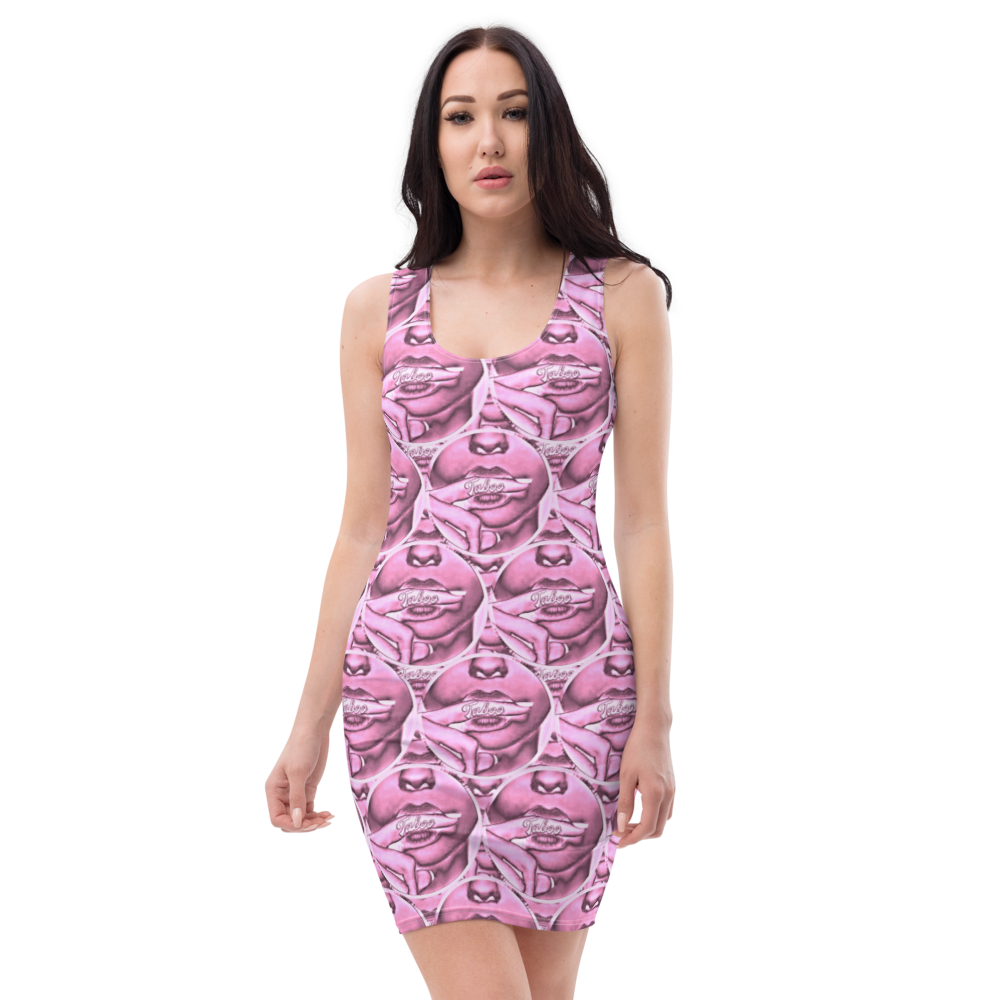 HeroicU Bodycon Taboo Crypto Dress Perfect Pink