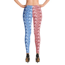 Cash Money Pattern Leggings USA Colors With One Hundred Dollar Bills from HeroicU