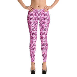 Cash Money Pattern Leggings Pink With One Hundred Dollar Bills from HeroicU