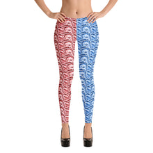Cash 💰 Money Pattern Leggings USA Colors With One Hundred Dollar Bills from HeroicU